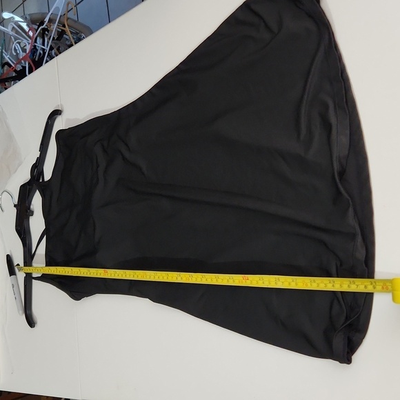 Cool Run Dress Womens Size S Black Racerback Athletic Built-in Bra - Picture 5 of 9